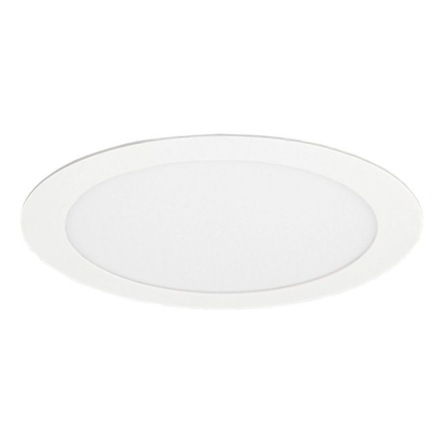 Вбудований стельовий LED світильник для ванної VEGA LED/12W/230V 2800K діаметр 16,8 см IP44 сніжно-білий