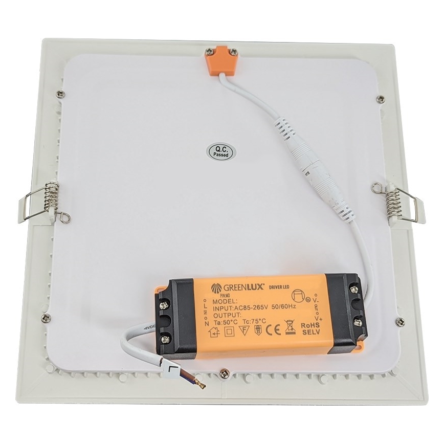Вбудований стельовий LED світильник для ванної VEGA LED/12W/230V 3800K 16,8 см IP44