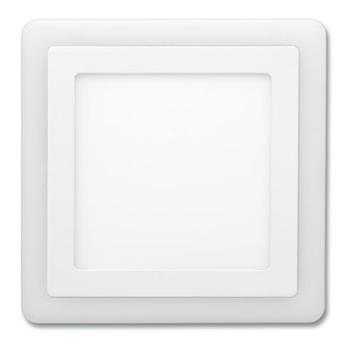 Вбудований стельовий LED світильник DUO LED/6W/230V + LED/3W