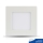 Вбудований стельовий LED світильник LED/12W/230V 6400K квадратний
