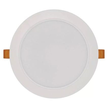 Вбудований стельовий LED світильник LED/18W/230V діаметр 17 cm білий