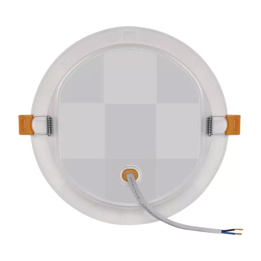 Вбудований стельовий LED світильник LED/18W/230V діаметр 17 cm білий