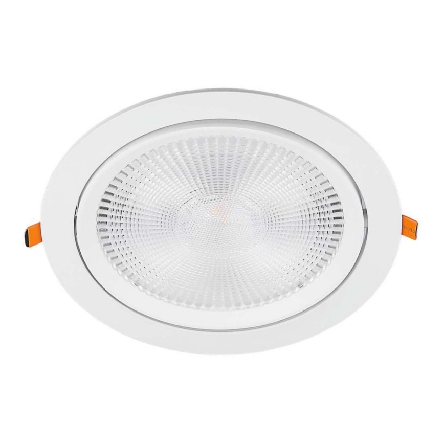 Вбудований стельовий LED світильник SAMSUNG CHIP LED/10W/230V 6400K