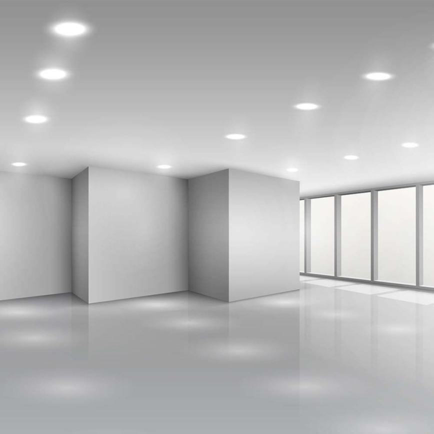Вбудований стельовий LED світильник SAMSUNG CHIP LED/10W/230V 6400K