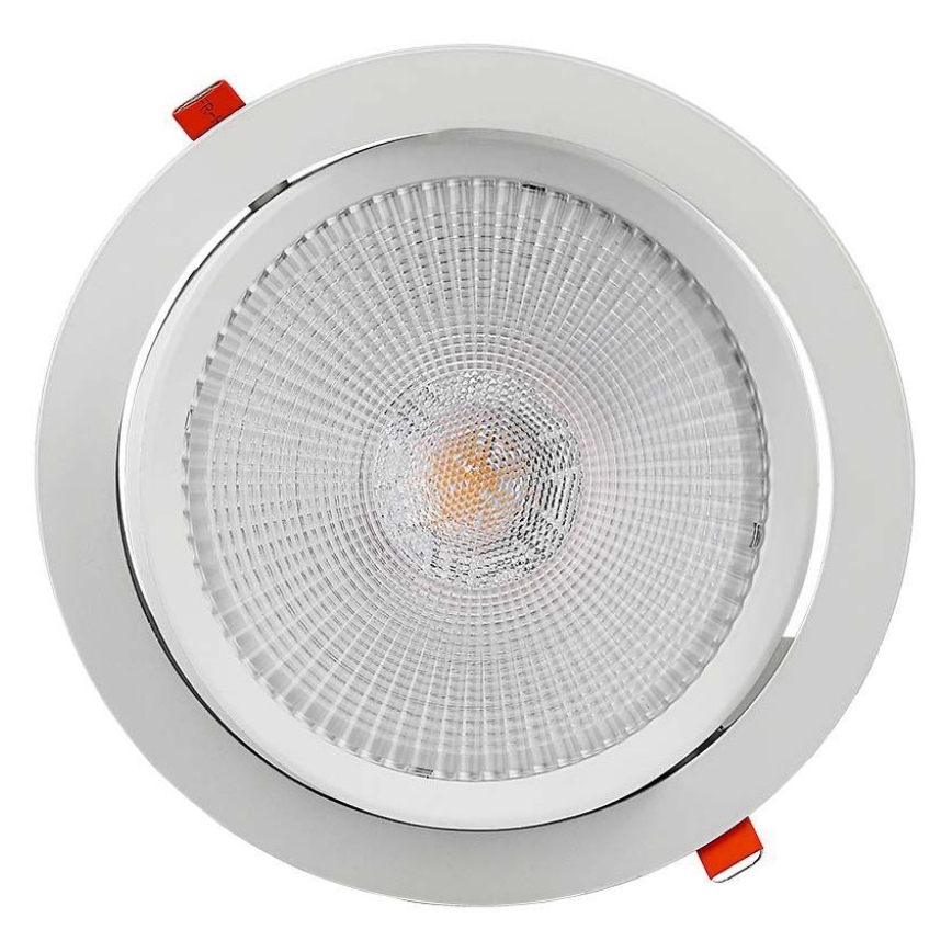 Вбудований стельовий LED світильник SAMSUNG CHIP LED/10W/230V 6400K