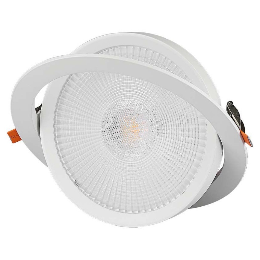 Вбудований стельовий LED світильник SAMSUNG CHIP LED/10W/230V 6400K