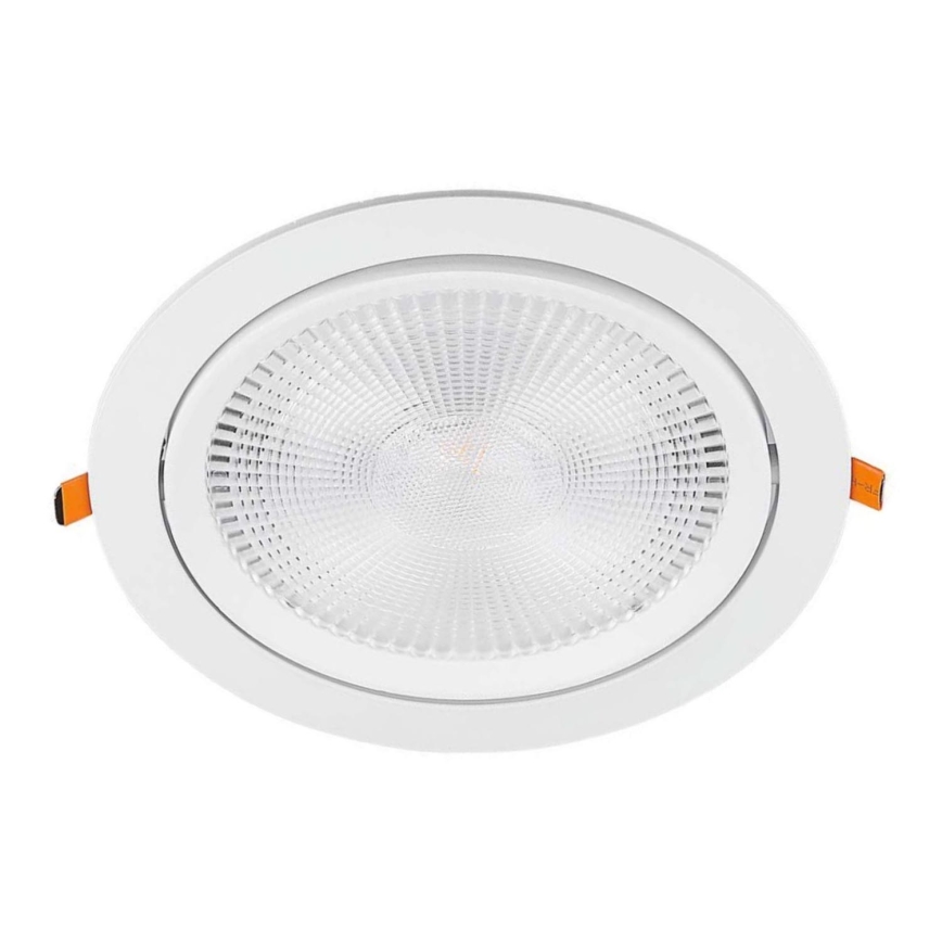 Вбудований стельовий LED світильник SAMSUNG CHIP LED/20W/230V 3000K