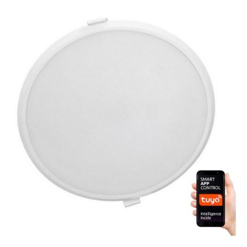 Вбудований стельовий LED світильник з регулюванням яскравості ALGINE LED/22W/230V Wi-Fi Tuya круглий