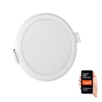 Вбудований стельовий LED світильник з регулюванням яскравості ALGINE LED/6W/230V Wi-Fi Tuya круглий