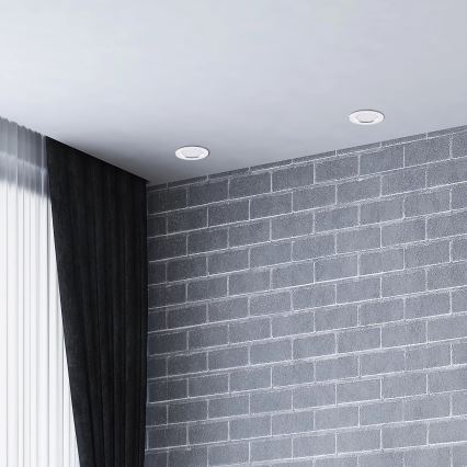 Вбудований стельовий LED світильник ZOE LED/4,8W/230V білий