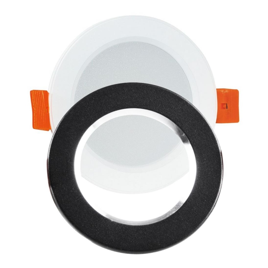 Вбудований стельовий LED світильник ZOE LED/4,8W/230V чорний