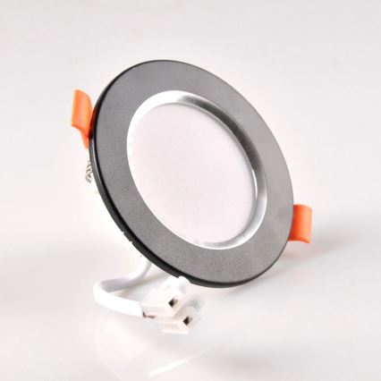 Вбудований стельовий LED світильник ZOE LED/4,8W/230V чорний