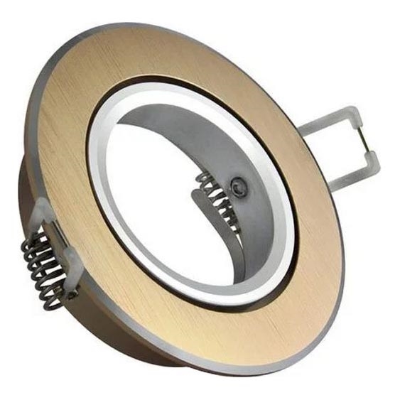 Вбудований стельовий світильник EAST OPAL 1xGU10/8W/230V діаметр 8,5 см золотий