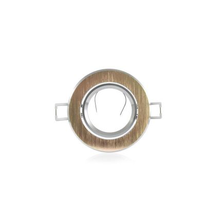 Вбудований стельовий світильник EAST OPAL 1xGU10/8W/230V діаметр 8,5 см золотий