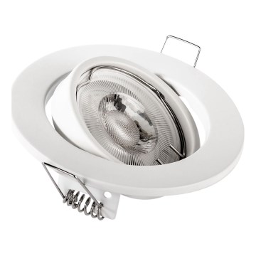 Вбудований світильник 1xGU10/MR16/10W/230V діам. 9 см, білий