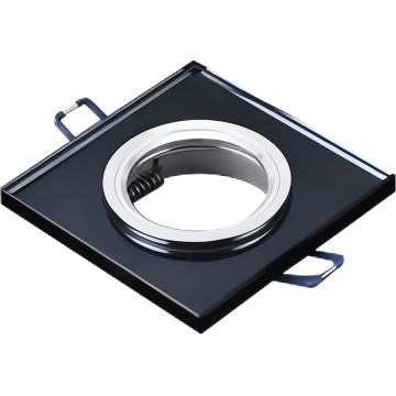 Вбудований світильник для підвісної стелі 1xGU10/MR16/10W/230V, 9x9 см, чорний