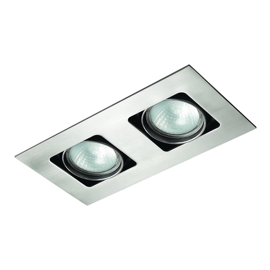 Вбудований світильник OCZKO GUESTO 2xGU10/40W/230V