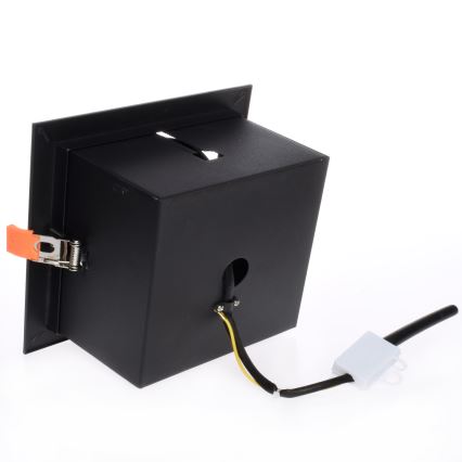 Вбудований світильник PLAZA AR111 1xGU10/12W/230V чорний