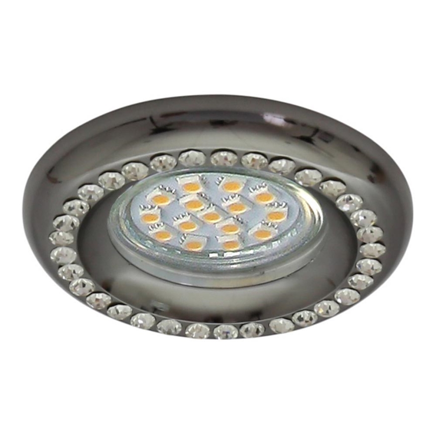 Вбудований світильник SOC 1xGU10/50W/230V чорна