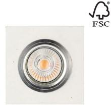Вбудований світлодіодний стельовий світильник VITAR 1xGU10/5W/230V бетон – сертифіковано FSC