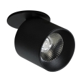 Вбудований точковий LED світильник HARON 1xLED/10W/230V чорний