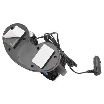 Вентилятор на приладовій панелі для автомобіля 4W/12V чорний
