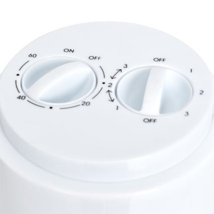 Вентилятор підлоговий TOWER 50W/230V білий