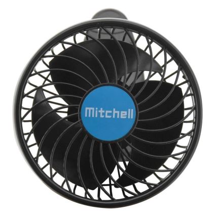 Вентилятор з затискачем USB 4W/5V чорний