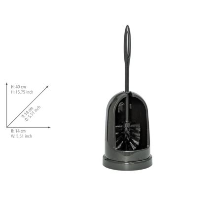 ВЕНКО 24637100 - туалетна щітка СТАНДАРТ 14×40 см чорна