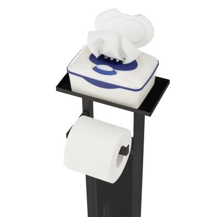 ВЕНКО 71558800 - набір для туалету ДЕБАР 21x70,5 см нержавіюча сталь/чорний