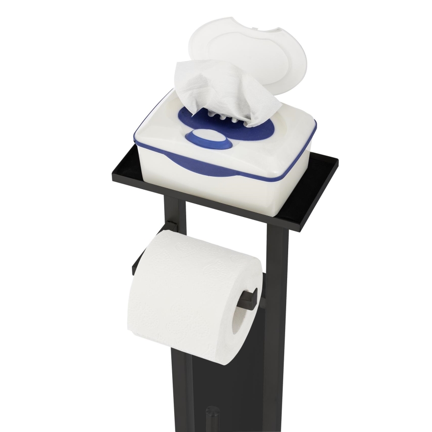 ВЕНКО 71558800 - набір для туалету ДЕБАР 21x70,5 см нержавіюча сталь/чорний