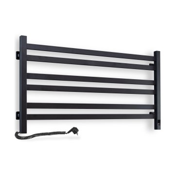 Vertaduro - Электрическая сушилка для полотенец с термостатом AVA 181W/230V 50x90 cm IP44 черная левая
