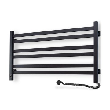 Vertaduro - Електрична рушникосушарка з термостатом AVA 181W/230V 50x90 cm IP44 чорна права