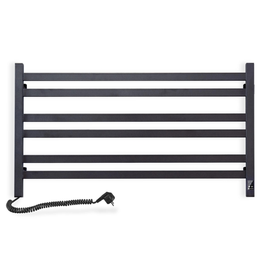 Vertaduro - Электрическая сушилка для полотенец с термостатом AVA 181W/230V 50x90 cm IP44 черная левая