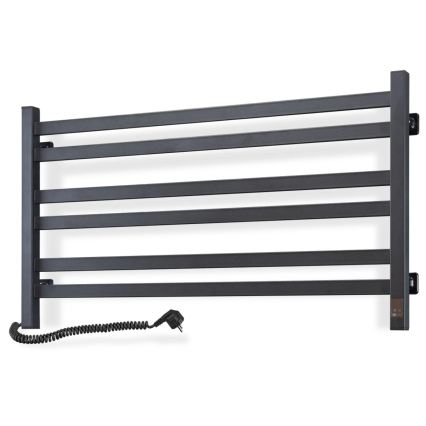 Vertaduro - Электрическая сушилка для полотенец с термостатом AVA 181W/230V 50x90 cm IP44 черная левая