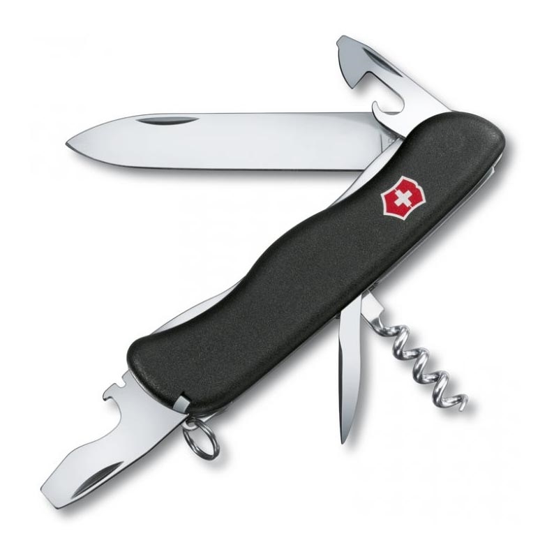 Victorinox - Багатофункціональний складний кишеньковий ніж 11,1 см/11 функцій чорний