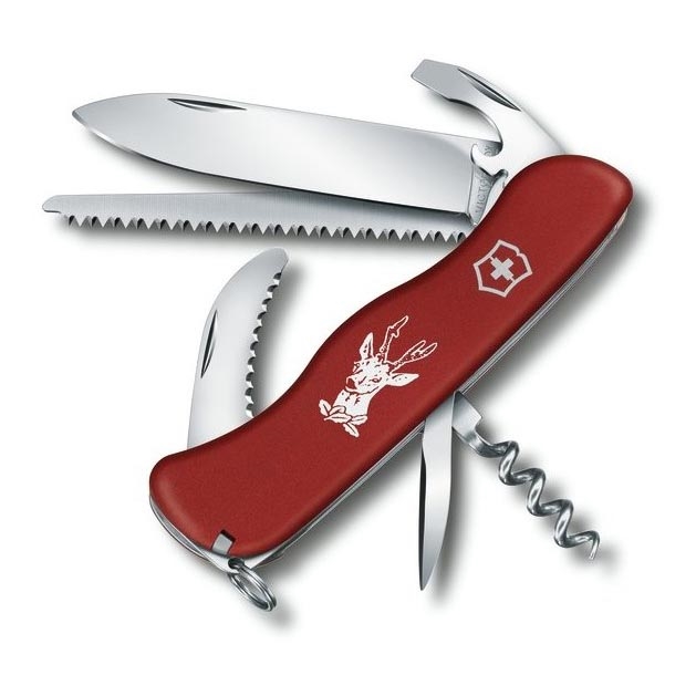 Victorinox - Багатофункціональний складний кишеньковий ніж 11,1 см/12 функцій червоний