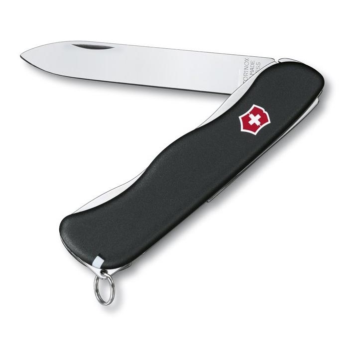 Victorinox - Багатофункціональний складний кишеньковий ніж 11,1 см/4 функції чорний