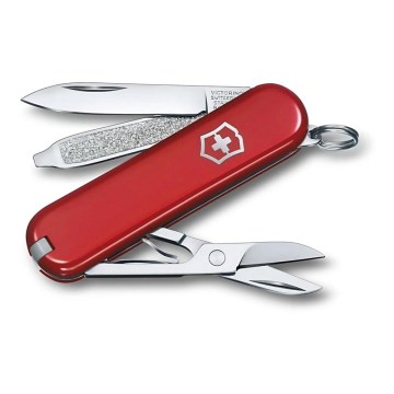 Victorinox - Багатофункціональний складний кишеньковий ніж 5,8 см/7 функцій червоний