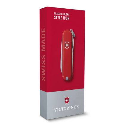 Victorinox - Багатофункціональний складний кишеньковий ніж 5,8 см/7 функцій червоний