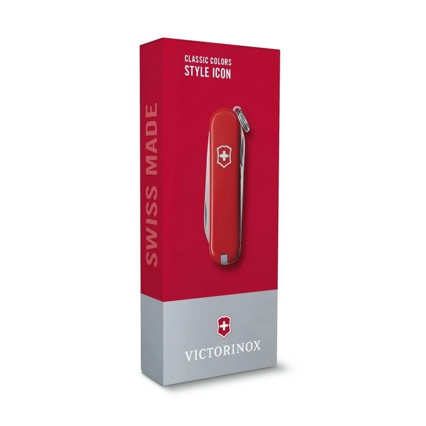 Victorinox - Багатофункціональний складний кишеньковий ніж 5,8 см/7 функцій червоний