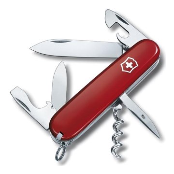 Victorinox - Багатофункціональний складний кишеньковий ніж 9,1 см/12 функцій червоний