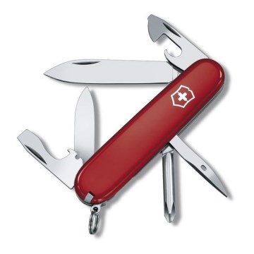 Victorinox - Багатофункціональний складний кишеньковий ніж 9,1 см/12 функцій червоний