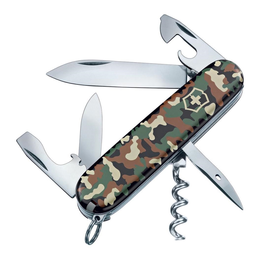 Victorinox - Багатофункціональний складний кишеньковий ніж 9,1 см/12 функцій камуфляж