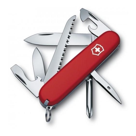 Victorinox - Багатофункціональний складний кишеньковий ніж 9,1 см/13 функцій червоний