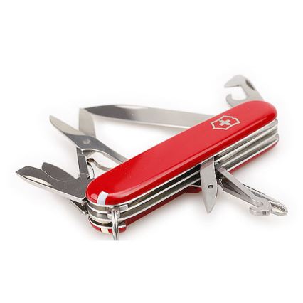 Victorinox - Багатофункціональний складний кишеньковий ніж 9,1 см/14 функцій червоний