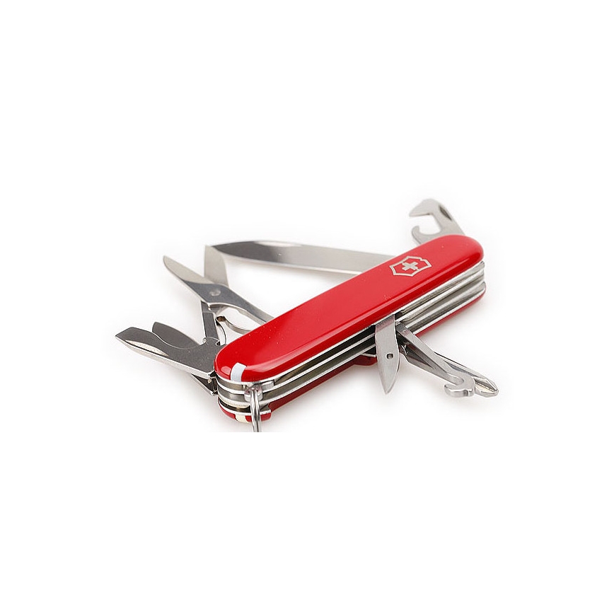 Victorinox - Багатофункціональний складний кишеньковий ніж 9,1 см/14 функцій червоний