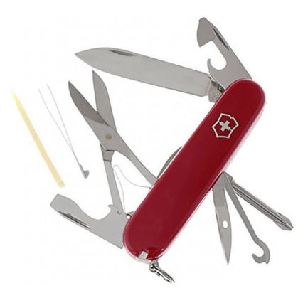 Victorinox - Багатофункціональний складний кишеньковий ніж 9,1 см/14 функцій червоний