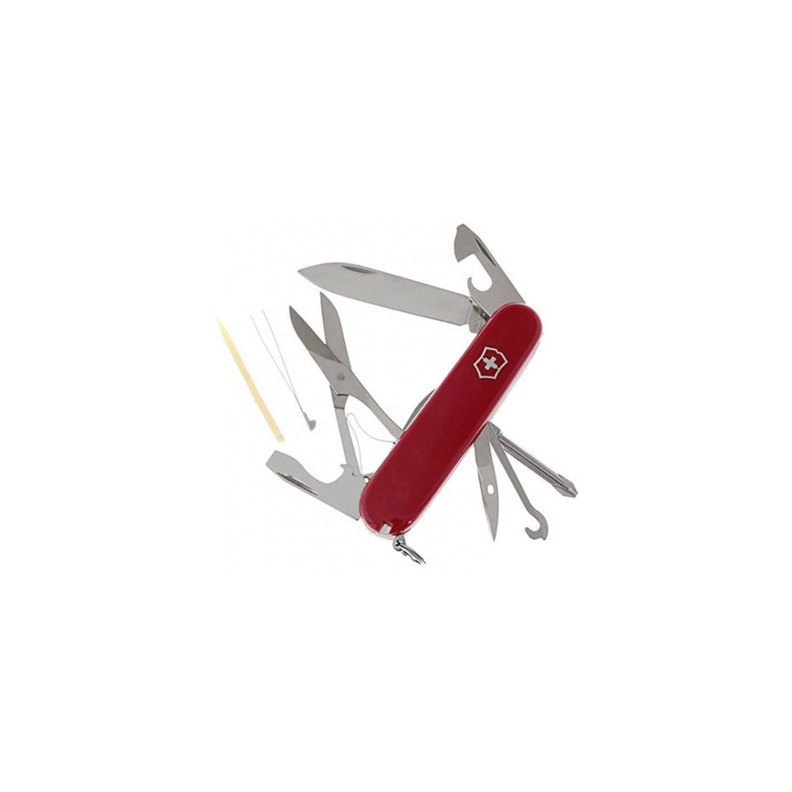 Victorinox - Багатофункціональний складний кишеньковий ніж 9,1 см/14 функцій червоний