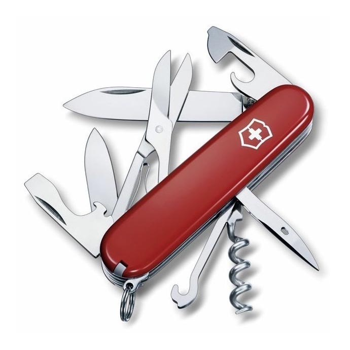 Victorinox - Багатофункціональний складний кишеньковий ніж 9,1 см/14 функцій червоний